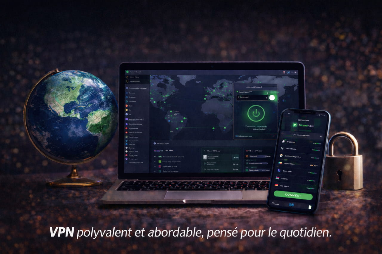 IPVanish à 2,69 ¬/mois : 10 appareils et 109 pays, le bon plan équilibré