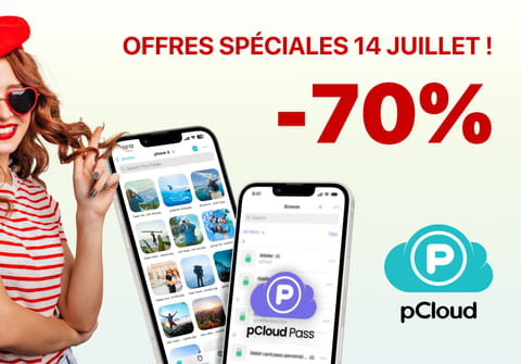 pCloud : un stockage à vie, sans abonnement et en promo pour la Fête nationale