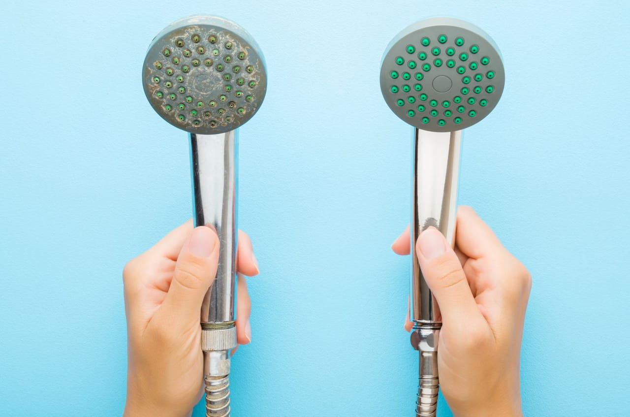 Pommeau de douche entartré : la technique du sac plastique fait des miracles sans frotter