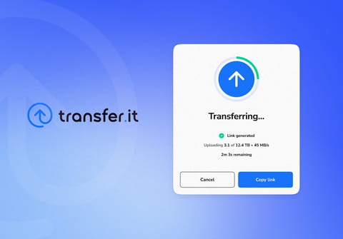 Transfer.it&nbsp;: Mega lance un service d'envoi de fichiers gratuit et sans limite de taille