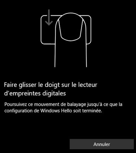 Windows Hello Code Pin Reconnaissance Faciale Empreinte 6008