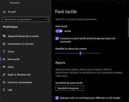 Ordinateurs portables HP - Utilisation du pavé tactile (Windows 11, 10)