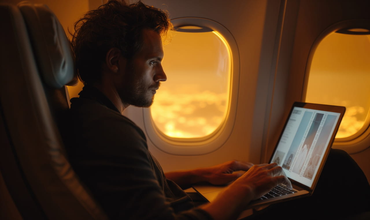 Wi-Fi en avion : sécurisez votre connexion dès l'embarquement avec ProtonVPN et économisez jusqu'à -64 %