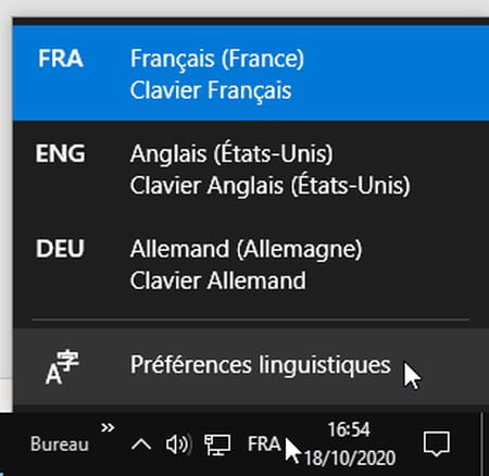 Touche clavier -  France