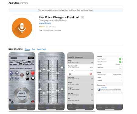 Enregistrement Vocal — Modificateur de Voix – Microsoft Apps