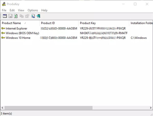 Retrouver sa clé de produit Windows – Le Crabe Info