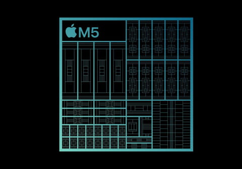 Apple lance discr&egrave;tement sa puce M5&nbsp;dans trois nouveaux produits