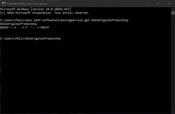 Trouver sa clé de Windows 10 après une mise à jour depuis Windows 7 ou  Windows 8 - Windows 10
