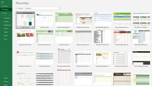 Planning Excel : comment faire un planning de congés