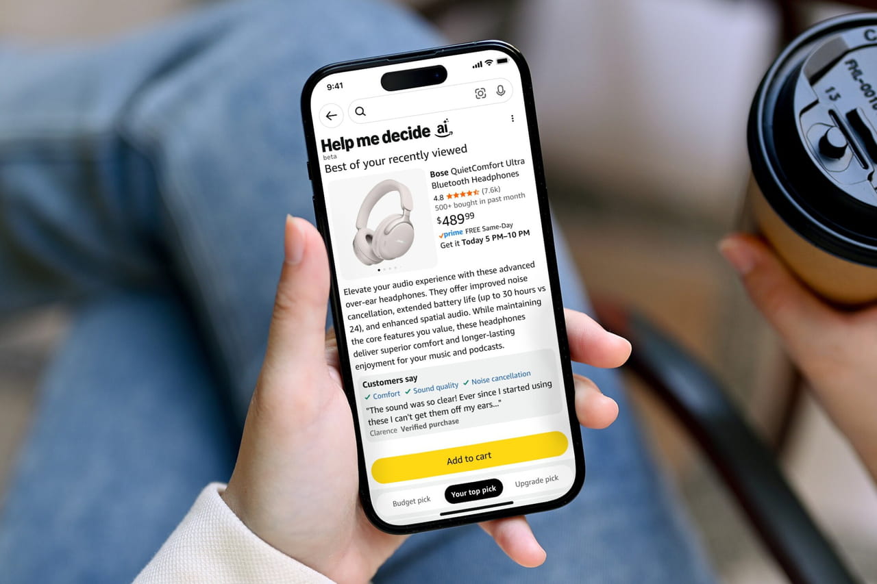 "Aide-moi à choisir" : Amazon veut vous guider dans vos achats avec l'IA