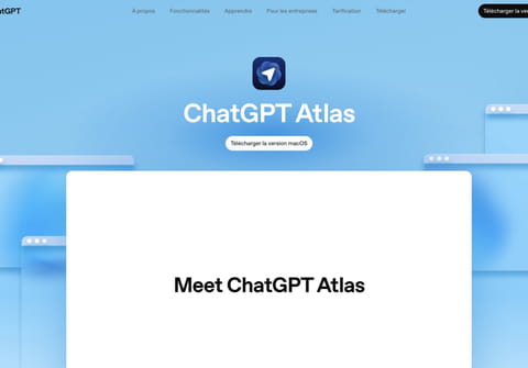 ChatGPT Atlas&nbsp;: OpenAI sort son navigateur Web bas&eacute; sur l'IA