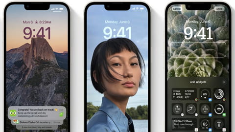 Personnaliser l'&eacute;cran de verrouillage iPhone avec iOS 16