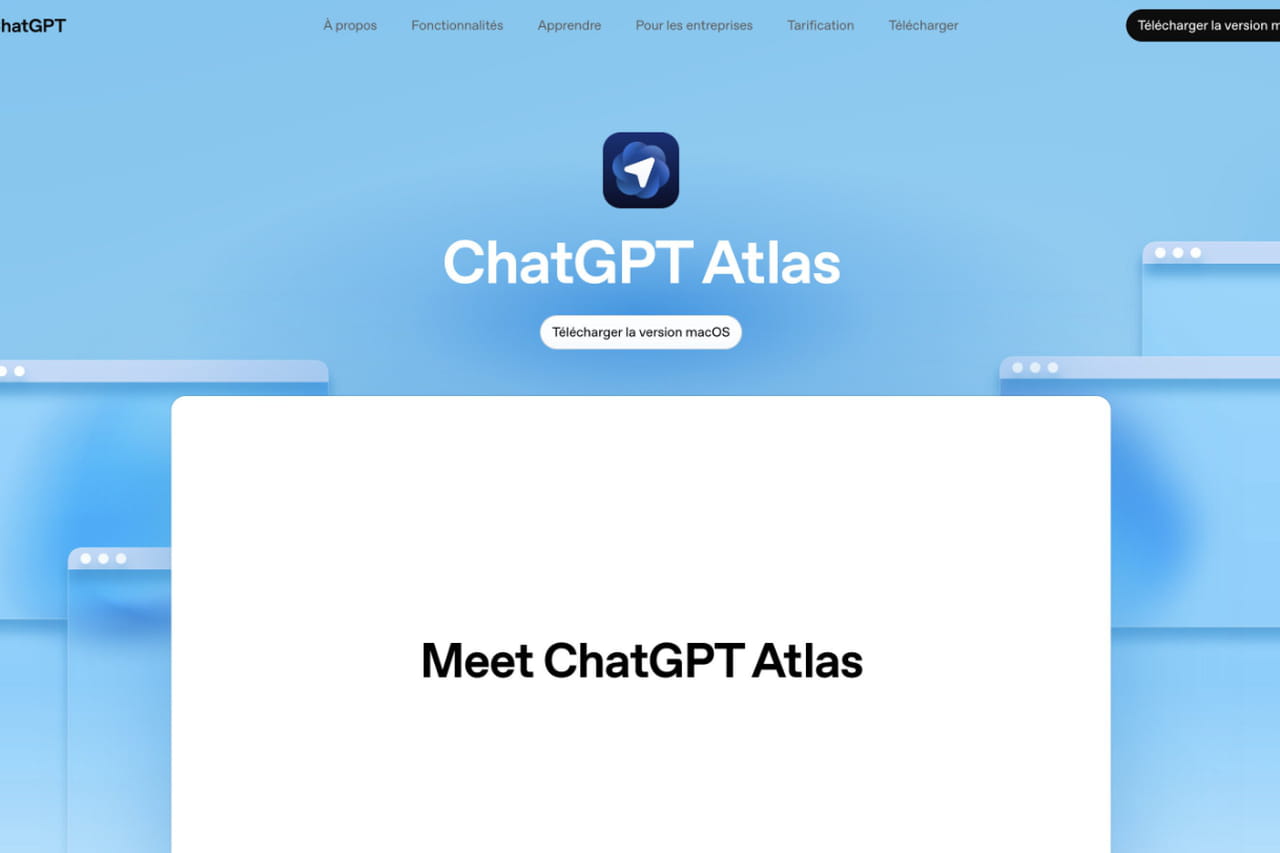 ChatGPT Atlas : OpenAI sort son navigateur Web basé sur l'IA