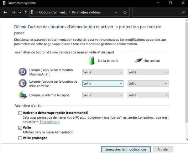 Comment éteindre rapidement son PC par le bouton power Plutôt que Windows 