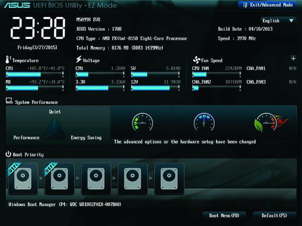 Accéder au BIOS ou à l'UEFI d'un PC