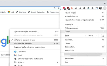 Synchroniser ses marque-pages sur Chrome