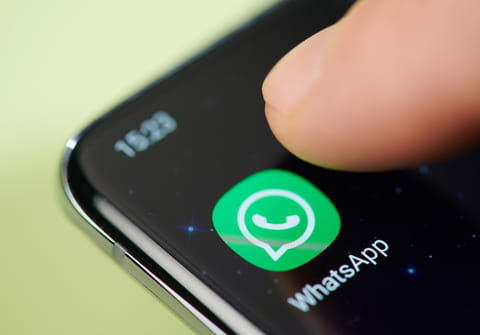 Partager l'&eacute;cran d'un t&eacute;l&eacute;phone en direct dans WhatsApp