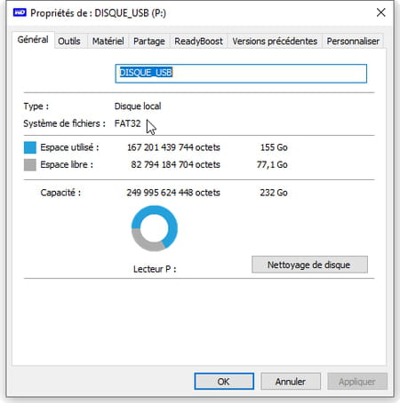 Comment formater une clé USB sous FAT32 ?