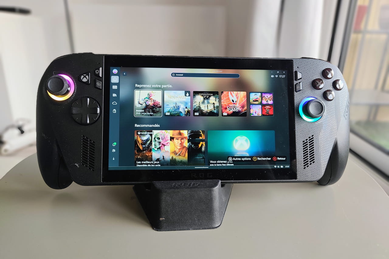 Test Asus ROG Xbox Ally X : une console de jeu portable Windows très aboutie (mais très chère)