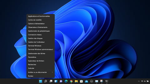 R&eacute;glages Windows&nbsp;11&nbsp;: utiliser le menu D&eacute;marrer secondaire