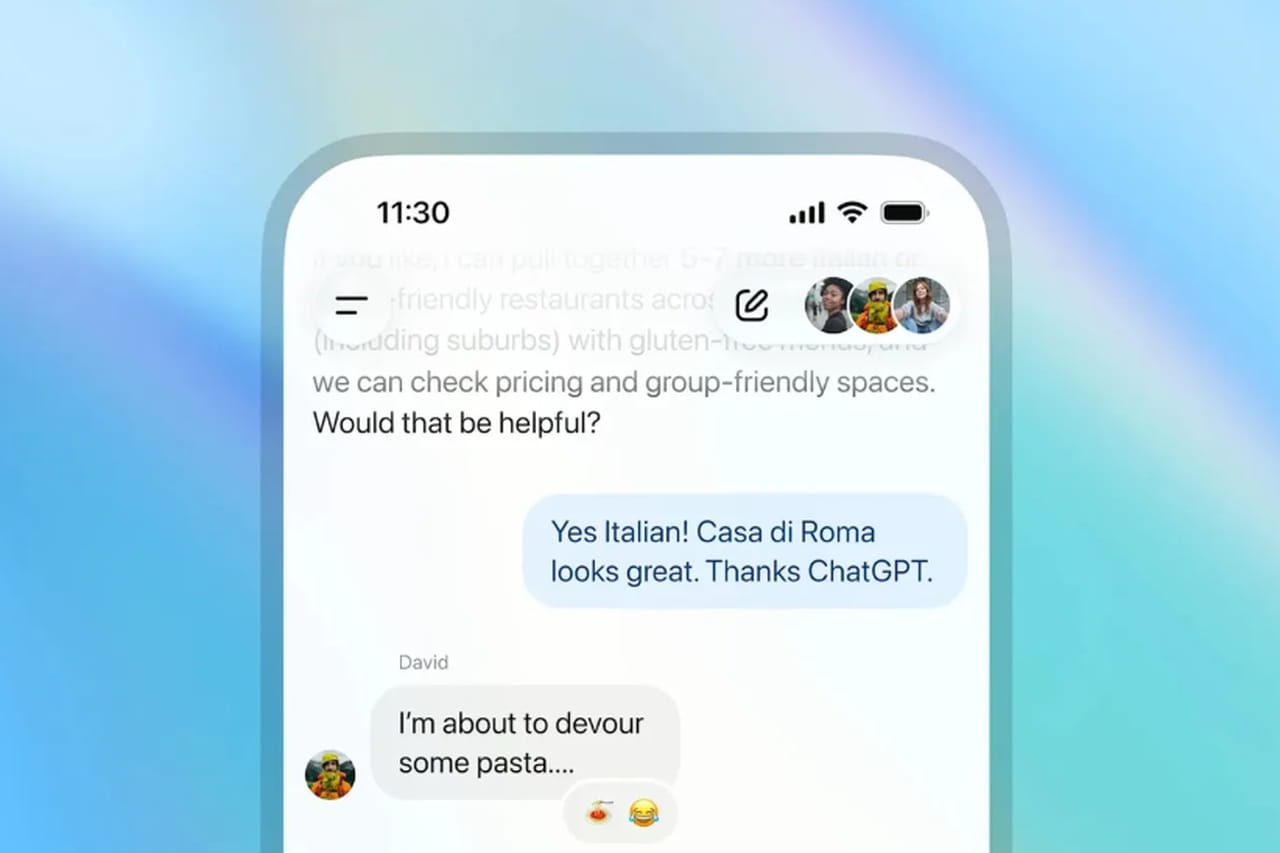 Les discussions de groupe avec ChatGPT sont disponibles en France