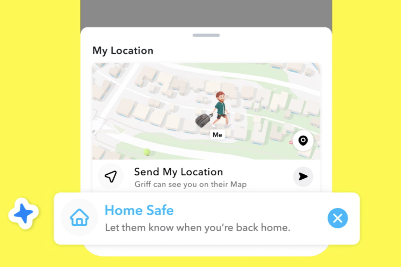 Home Safe : une nouvelle fonction Snapchat pour rassurer vos amis en fin de soirée