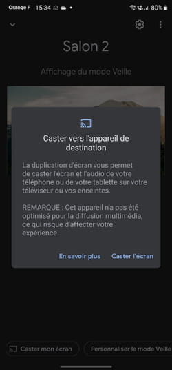 Afficher l'écran d'un smartphone Android sur un téléviseur