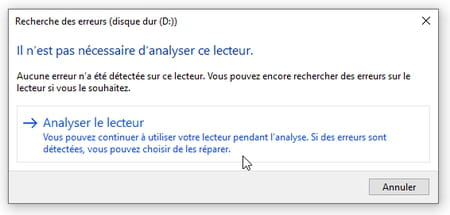 Chkdsk : vérifier et réparer un disque ou une clé USB