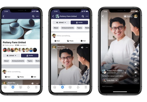 Facebook Reels : des mini vidéos pour concurrencer TikTok